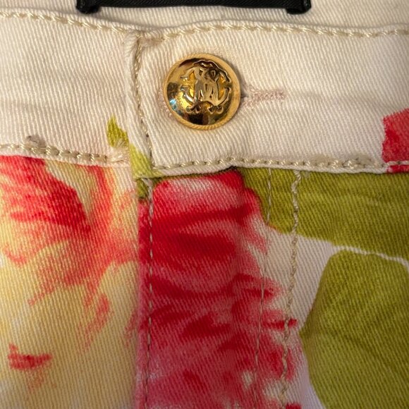 Roberto Cavalli Cotton Print Jeans - Picture 5 of 7